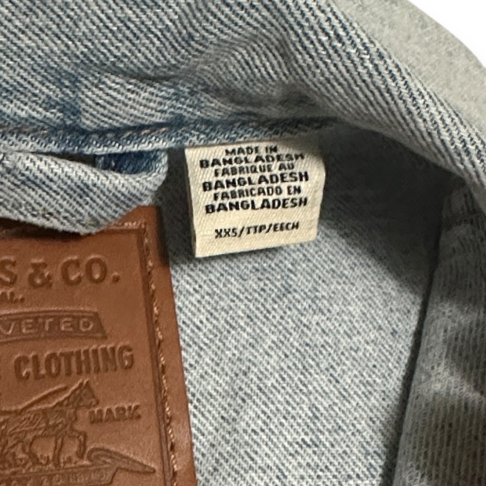 Levi's Faded Blue Tucker Premium Denim Jacket - Picture 9 of 13